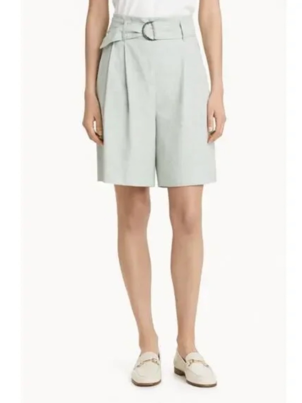 AKRIS PUNTO Fiorellina Linen bermuda short